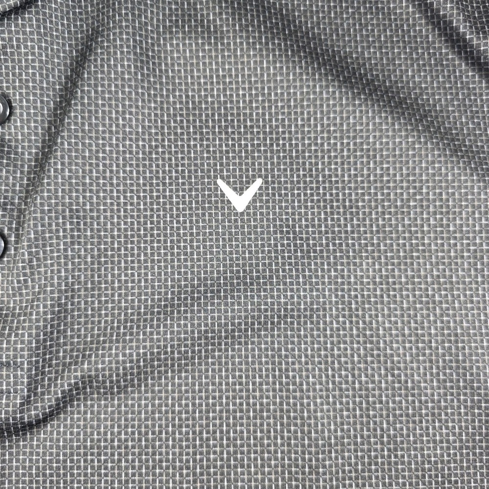 Callaway Polo Shirt Mens XL Black Opti Dri Golf Golfing Lightweight Logo outdoor - Picture 2 of 7